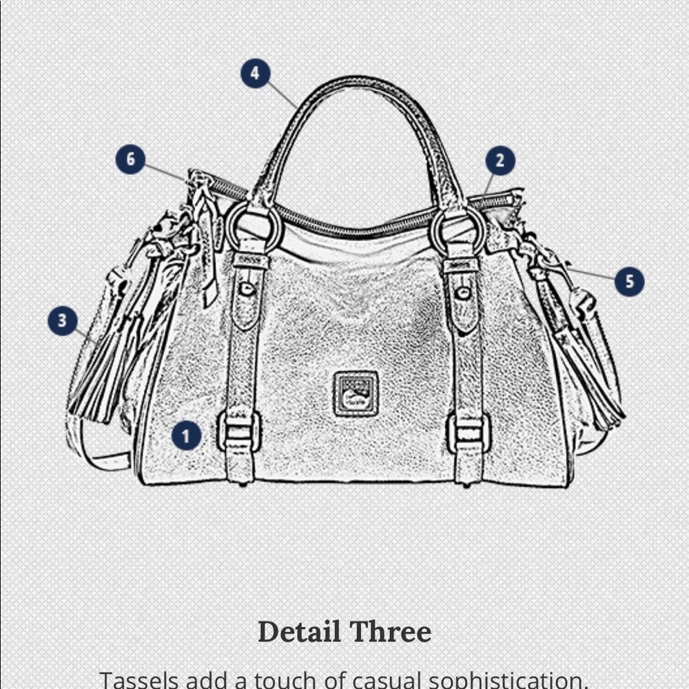 🖤Dooney & Bourke🖤Red Flouretine Satchel - Picture 13 of 16